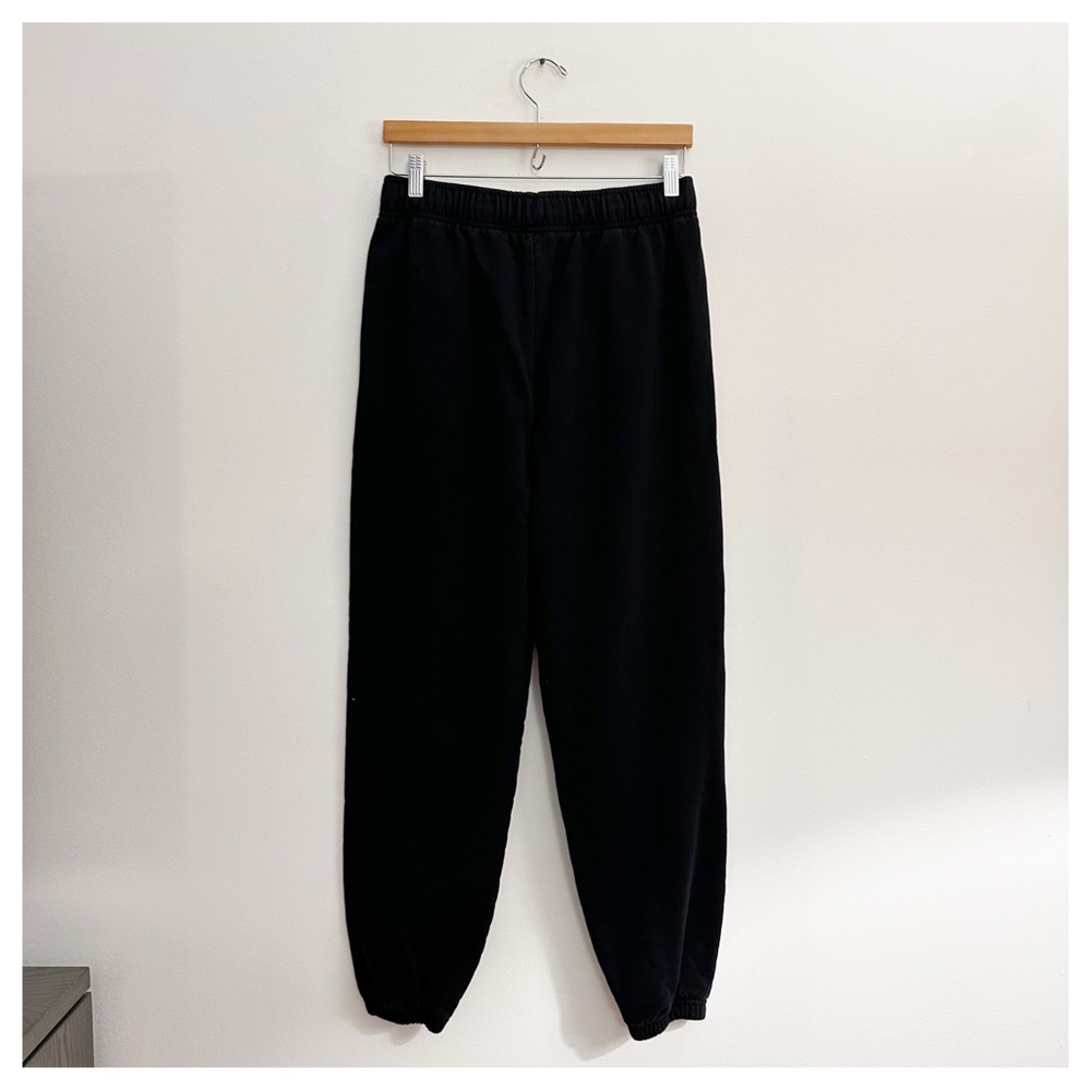 Alo Yoga Track Pants fleece black size medium - Picture 3 of 4
